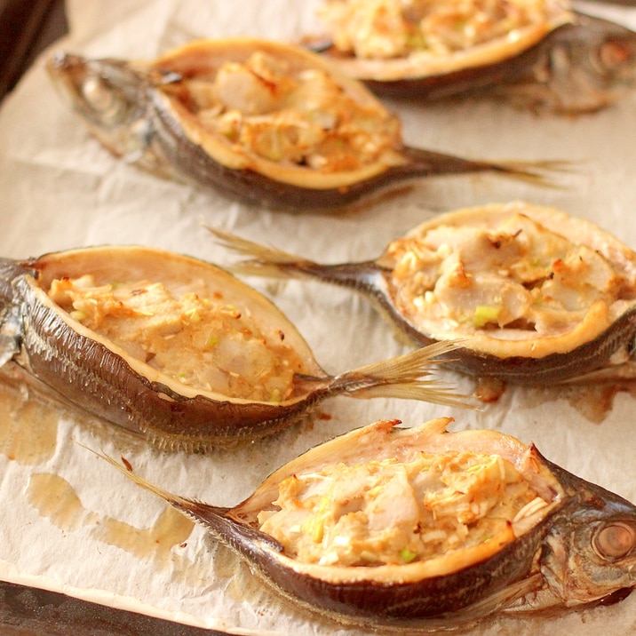 簡単!豪華!お祝いに懐石風♫鰺や鯛で【魚の宝焼き】